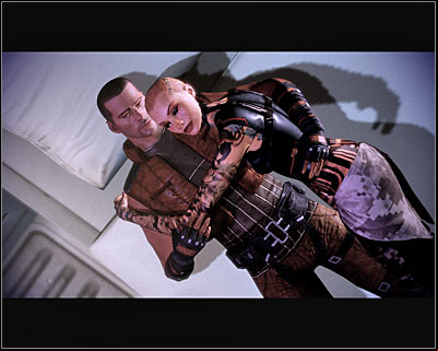 One of the characters male Shepard can have a relationship with is Jack - Mass Effect 2: Team - Building relations, romances - World Atlas - Team - Mass Effect 2 Guide & Walkthrough