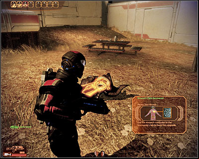 Each mission usually has one or two objects which can be scanned in order to acquire new plans - Mass Effect 2: Technologies - basics - World Atlas - Technologies - Mass Effect 2 Guide & Walkthrough