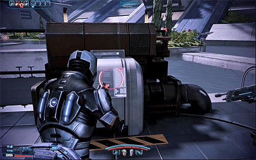 Choose a small ageway leading to a nearby room and locate an interactive console in order to activate it - Mass Effect 3: Priority, Horizon - walkthrough - Main Missions - Mass Effect 3 Guide