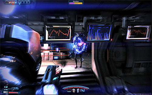 An attempt to enter a longer corridor or to open a door located to the right will trigger a second battle - Mass Effect 3: Priority, Horizon - walkthrough - Main Missions - Mass Effect 3 Guide