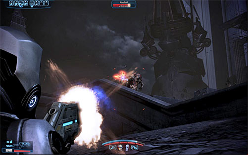 Exit the shuttle and take cover along with the rest of your team near the landing site - Mass Effect 3: Priority, Earth #2 - walkthrough - Main Missions - Mass Effect 3 Guide