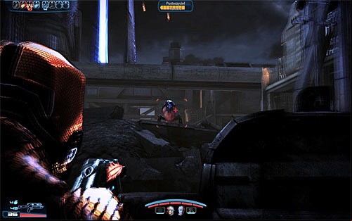 Watch out for a single ravager that will occupy a small hill located to your left (screen above) - Mass Effect 3: Priority, Earth #2 - walkthrough - Main Missions - Mass Effect 3 Guide