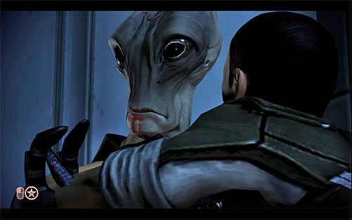 If on the other hand you prefer to ignore Jondums request, you need to help him get out of oppressions by choosing the special renegade option (left mouse button) - Mass Effect 3: Citadel: Hanar Diplomat - walkthrough - Missions on the Citadel - Mass Effect 3 Guide