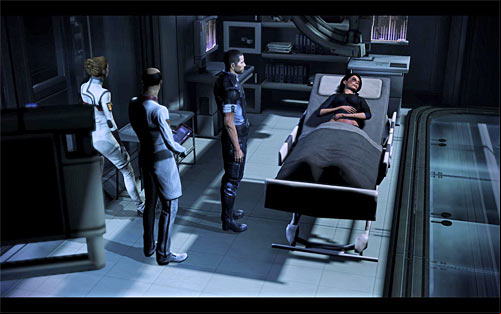 You will be allowed to visit a heavily injured Ashley as soon as youve arrived on the Citadel for the first time and she will be mentioned during a short conversation with commander Bailey - Mass Effect 3: Citadel: Ashley Williams - walkthrough - Missions on the Citadel - Mass Effect 3 Guide