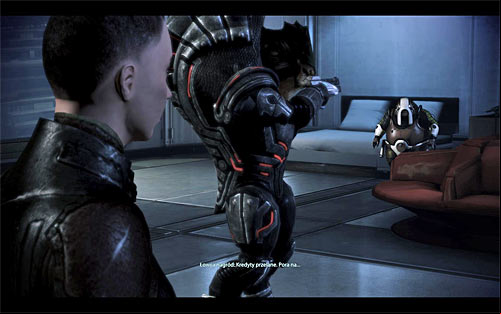Opening the door will automatically trigger a cut-scene and it may play out differently based on your previous decisions - Mass Effect 3: Citadel: Volus Ambassador - walkthrough - Missions on the Citadel - Mass Effect 3 Guide