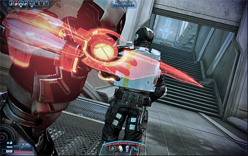 On your way to the shuttles, be sure to check the Biotic Amp Interfaces, as its connected with the Citadel: Biotic Amp Interfaces mission (its description is available in the Mini-Tasks chapter of our guide) - Mass Effect 3: Grissom Academy: Emergency Evacuation - walkthrough - Missions outside the Citadel - Mass Effect 3 Guide