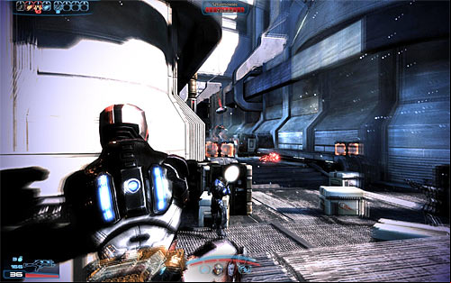 Remain on the upper level and send your team to the lower level - Mass Effect 3: Arrae: Ex-Cerberus Scientists - walkthrough - Missions outside the Citadel - Mass Effect 3 Guide