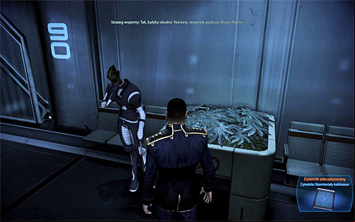 Locate a salarian war strategist during one of your visits to the Citadel - Mass Effect 3: Citadel: Kakliosaur Fossil - walkthrough - Side Missions - Mass Effect 3 Guide