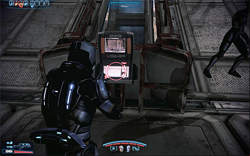 I strongly recommend that you ignore your current objective for the time being and explore this ENTIRE map, because you wont encounter any new enemies at this moment and you wont be allowed to look around after youve completed all primary tasks - Mass Effect 3: Communication Hub - N7 quests walkthrough - N7 missions - Mass Effect 3 Guide