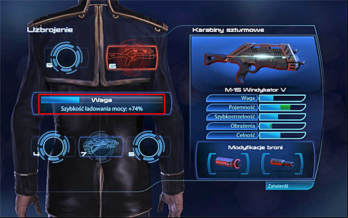 A very important thing you should know about weapons is that each gun has its own weight - Mass Effect 3: Weapons - basic information - Listings - Mass Effect 3 Guide
