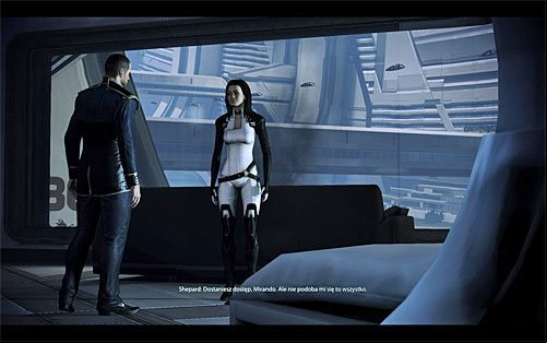 The final level of relationship with Miranda should take place a little later, namely, during one of the next visits to the Presidiums premises - Mass Effect 3: Miranda Lawson - Romance - male Commander Shepard - Mass Effect 3 Guide