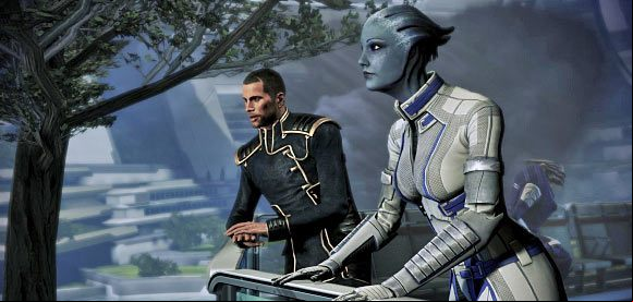 While playing as a man, you can choose between the following lovers - Mass Effect 3: Preliminary information - Romance - male Commander Shepard - Mass Effect 3 Guide