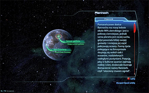 Open the galaxy map and travel to the Perseus Veil - Rannoch, Geth Fighter Squadrons - walkthrough - Main Missions - Mass Effect 3 Guide