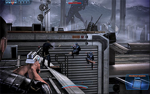 The gameplay itself will begin soon after the Reapers attack the building in which the Council meeting was taking place - Mass Effect 3: Priority, Earth - walkthrough - Main Missions - Mass Effect 3 Guide