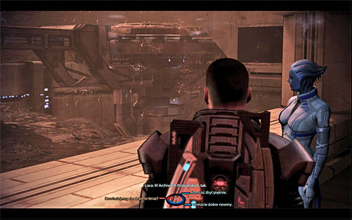 As the elevator reaches the new level, a cinematic with Liara TSoni - who you can know from the previous installments - will start - Mass Effect 3: Priority, Mars - walkthrough - Main Missions - Mass Effect 3 Guide