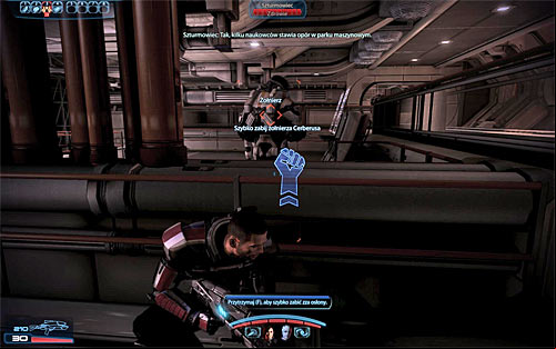Start climbing where the lift raised one of the machines - Mass Effect 3: Priority, Mars - walkthrough - Main Missions - Mass Effect 3 Guide