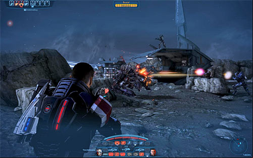 After reaching the camp, start attacking the Cannibals and Marauders, ing to place your team behind covers - Mass Effect 3: Priority, Palaven - walkthrough - Main Missions - Mass Effect 3 Guide