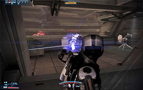 After you reach the new location a cutscene should start, showing the enemy engineers placing turrets in the area - Mass Effect 3: Priority, SurKesh - walkthrough - Main Missions - Mass Effect 3 Guide