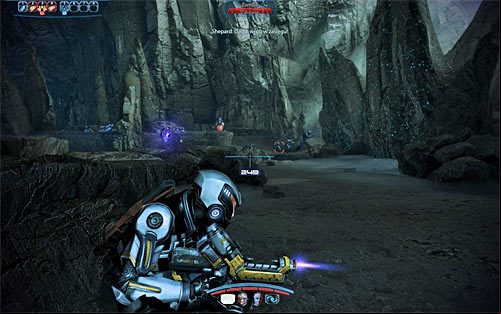 Slowly navigate through the tunnels, destroying the webs and spores - Mass Effect 3: Attican Traverse, The Rachni - walkthrough - Main Missions - Mass Effect 3 Guide