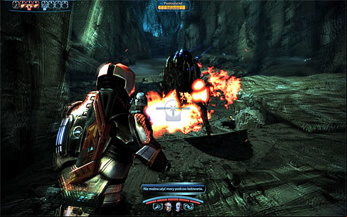 Start off by eliminating the Husks and destroy the barrier generator from a distance - Mass Effect 3: Attican Traverse, The Rachni - walkthrough - Main Missions - Mass Effect 3 Guide