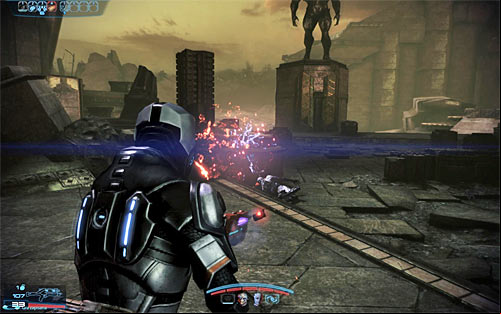 The final battle in this part of the ruins will begin very soon - Mass Effect 3: Priority, Tuchanka - walkthrough - Main Missions - Mass Effect 3 Guide