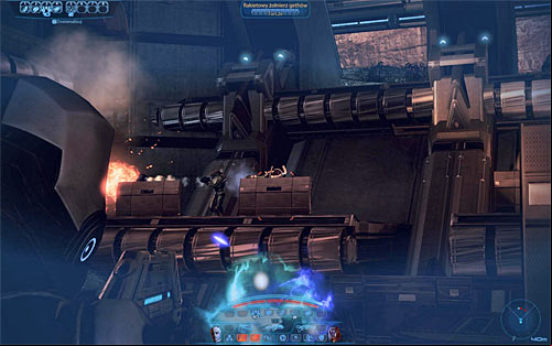 Locate the metal objects and climb on them in order to reach two ladders seen in the distance - Mass Effect 3: Priority, Rannoch - walkthrough - Main Missions - Mass Effect 3 Guide
