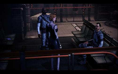 After you reach the broken door at the end of the room, youll be given a new mission: to repair the lift - Mahavid - Walkthrough - Mass Effect 3: Leviathan - Game Guide and Walkthrough