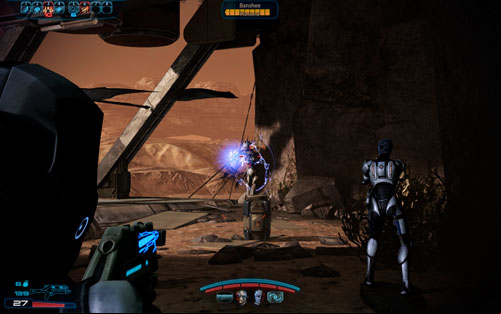 Keep going until you reach another lift control started to see the mechanism go to lockout - Namakli - Walkthrough - Mass Effect 3: Leviathan - Game Guide and Walkthrough