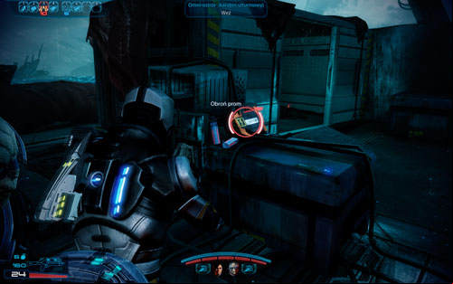 Cranial trauma system III (pistol) - in the middle of the shuttle, to the left underneath a big lever - 2181 Despoina I - Walkthrough - Mass Effect 3: Leviathan - Game Guide and Walkthrough