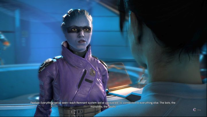 Peebee. - How to start a romance with Peebee in Mass Effect: Andromeda? - Romances - Mass Effect: Andromeda Game Guide