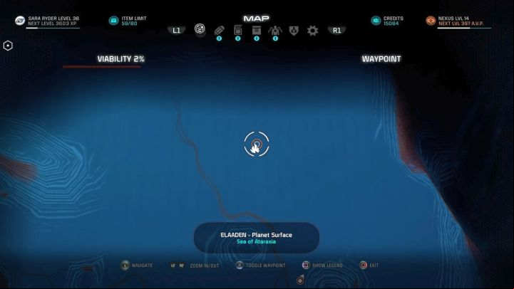 The first Remnant site is north of the starting point on this planet. - Dismantled | Elaaden - Elaaden - Mass Effect: Andromeda Game Guide