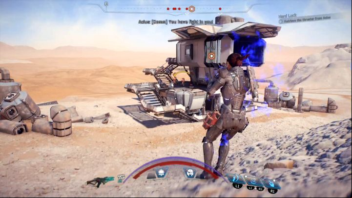 The building where you can find Axius. - Hard Luck | Elaaden - Elaaden - Mass Effect: Andromeda Game Guide