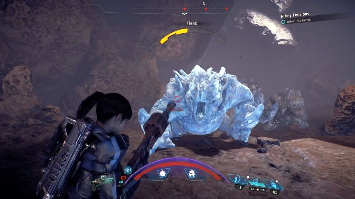 Eliminate the Fiends one at a time. - Rising Tensions on Elaaden - Elaaden - Mass Effect: Andromeda Game Guide