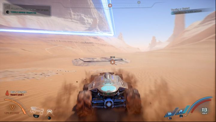 The vault entrance is plainly visible. - Taming a Desert on Elaaden - Elaaden - Mass Effect: Andromeda Game Guide