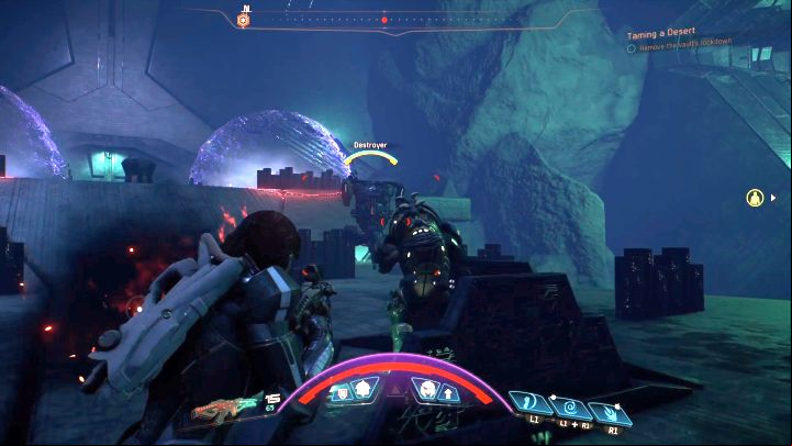 Another fight with Remnant Destroyer. - Taming a Desert on Elaaden - Elaaden - Mass Effect: Andromeda Game Guide