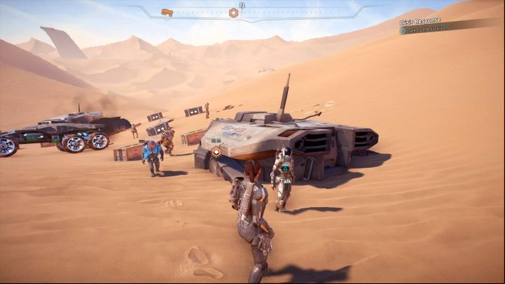 Finally, you just need to talk to any of the survivors. - Other quests on Elaaden - Elaaden - Mass Effect: Andromeda Game Guide