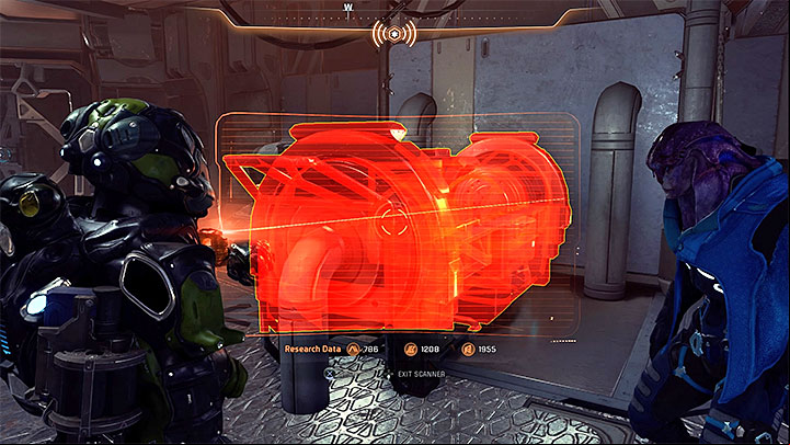 The device that must be scanned - Something in the Water | Kadara side quests - Kadara - Mass Effect: Andromeda Game Guide