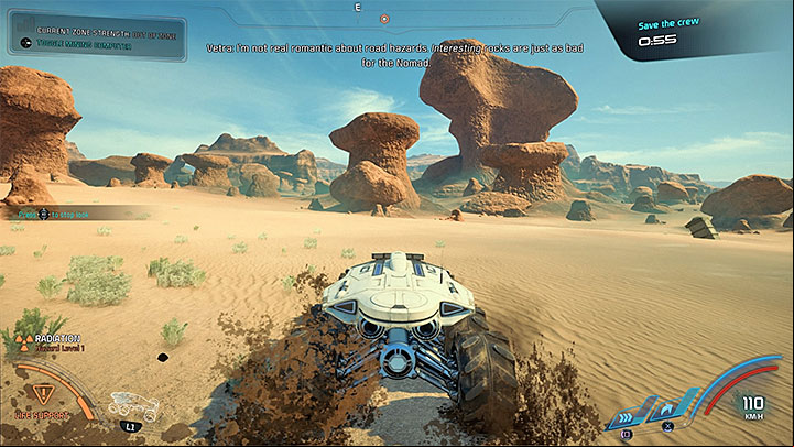 Maintain high speed and avoid hitting any obstacles - Shock Therapy | Eos side quests - Eos - Mass Effect: Andromeda Game Guide