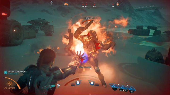 to attack enemies without shields and/or armor. - How to unlock the Pyrotechnics Expert trophy in Mass Effect: Andromeda? - Achievements / Trophies - Mass Effect: Andromeda Game Guide