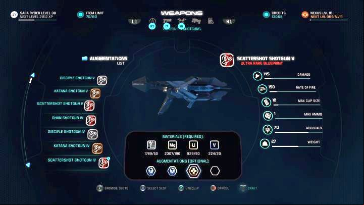 You have to create an item with at least 3 Augments. - How to unlock the Craftsmanship trophy in Mass Effect: Andromeda? - Achievements / Trophies - Mass Effect: Andromeda Game Guide