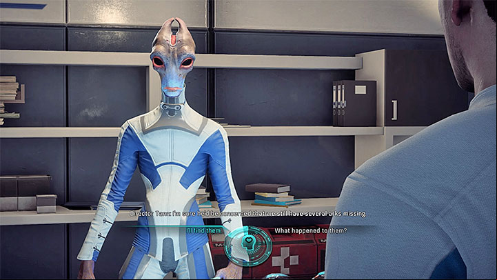 Speak with Tann about the missing Arks - Missing Arks | Allies and Relationships - Allies and Relationships quests - Mass Effect: Andromeda Game Guide