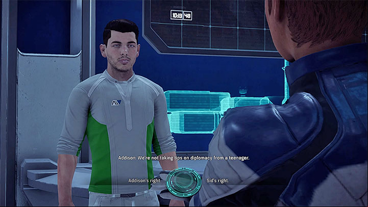 You can Sid or Addison - Life on the Frontier | Nexus side quests - Nexus - Mass Effect: Andromeda Game Guide