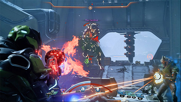 Once the shield is off-line, attack the cardinal using your best weapons and abilities - A Trail of Hope | Priority Ops - Priority Ops (Main quests) - Mass Effect: Andromeda Game Guide