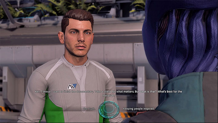 You can shape the material made by the journalist - Additional tasks | Nexus side quests - Nexus - Mass Effect: Andromeda Game Guide