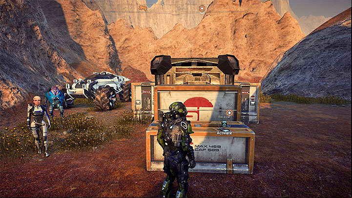 The receiver on planet Kadara can be activated after completing Settling Kadara side quest (besides getting the planets viability level to 40% you must also complete some other side quests on Kadara) - Additional tasks | Nexus side quests - Nexus - Mass Effect: Andromeda Game Guide