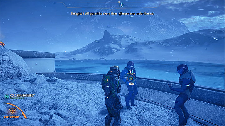 The biologist can be found standing outside near Techiix Biolog - The Lost Song | Voeld side quests - Voeld - Mass Effect: Andromeda Game Guide