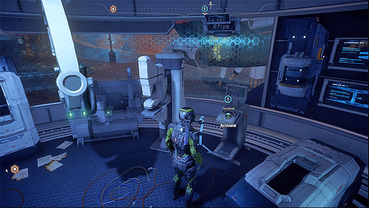 The terminal that you must use - Additional tasks | Eos side quests - Eos - Mass Effect: Andromeda Game Guide