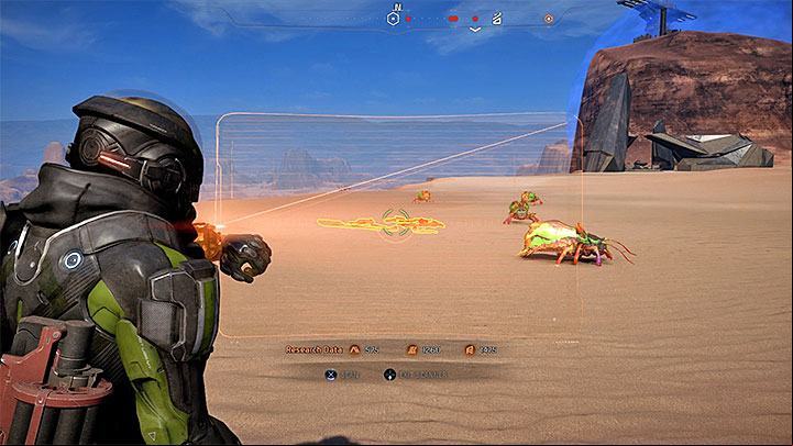 One of the supply points with the unwanted specimen of local fauna - Additional tasks | Eos side quests - Eos - Mass Effect: Andromeda Game Guide