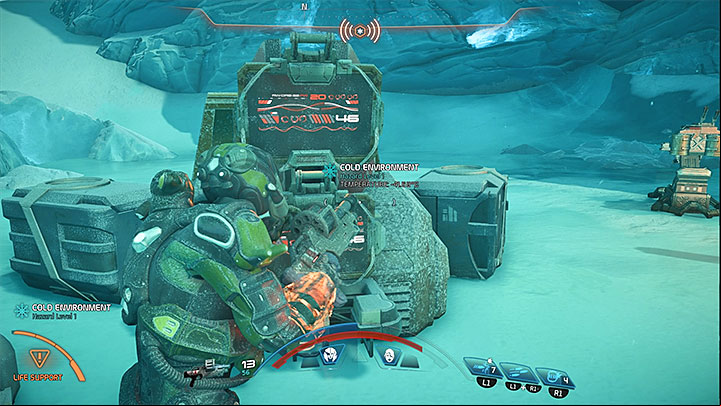 You can activate turrets to defend the shuttle more efficiently - The Little Things That Matter | Allies and Relationships - Allies and Relationships quests - Mass Effect: Andromeda Game Guide