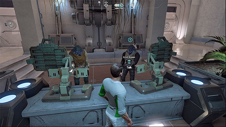 The quest giver is in Shies office - Additional tasks | Aya side quests - Aya - Mass Effect: Andromeda Game Guide